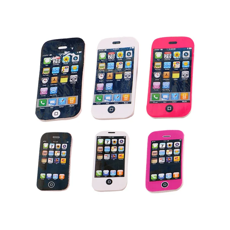 Мультфильм карандаш и ластики в форме телефона креативные канцелярские товары Подарки для детей начальной школы оптом из резины