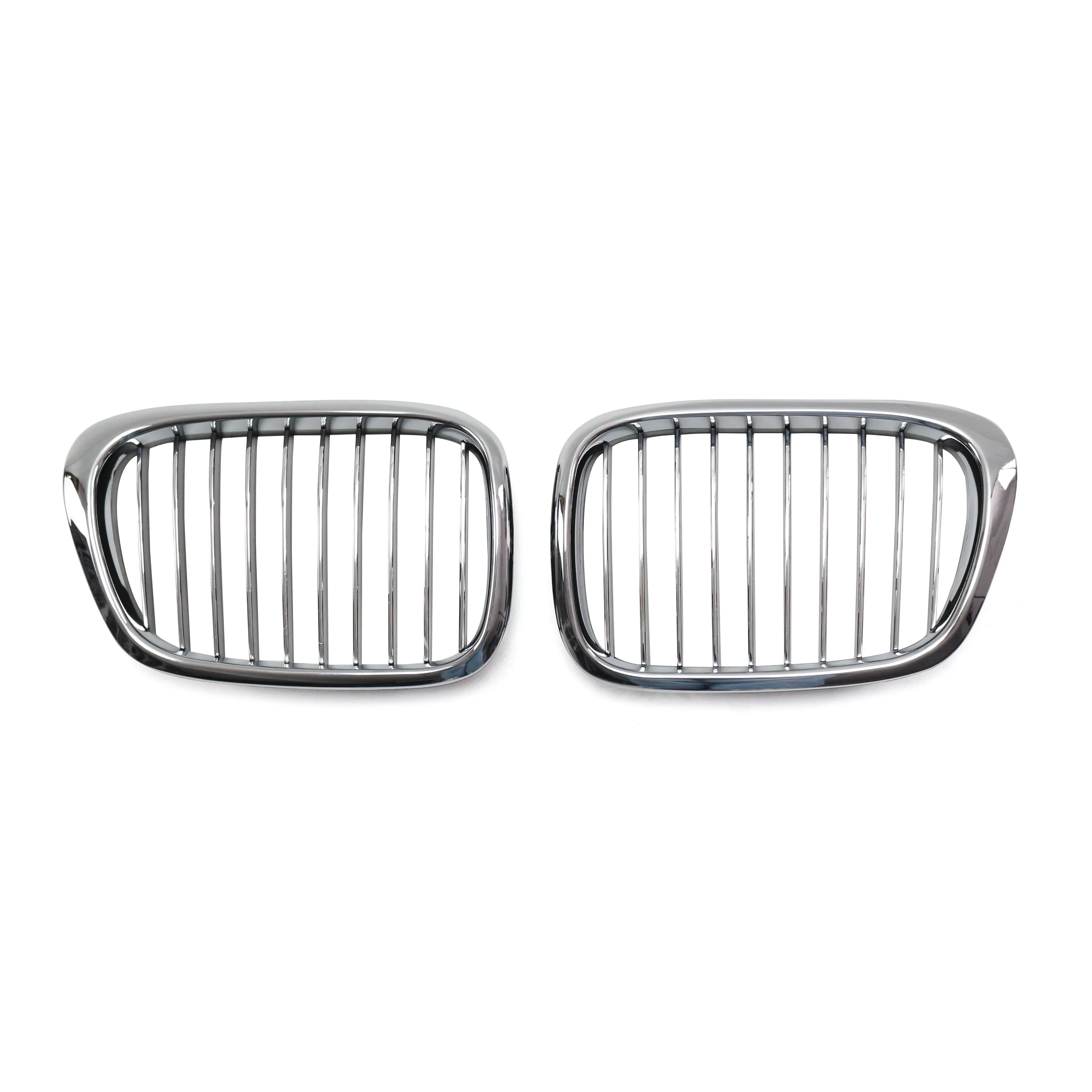 product tiypeor front kidney grille for bmw 5 series e39 2002   2004 upgrade double slat racing bumper grille hood grill203-4