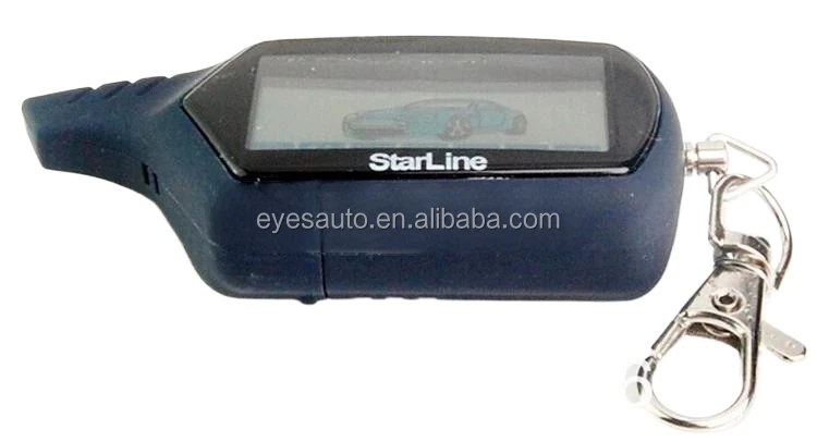 Car Security Kit Russian Version LCD Monitor Remote Control Two Way Car Alarm System for Star Line A91