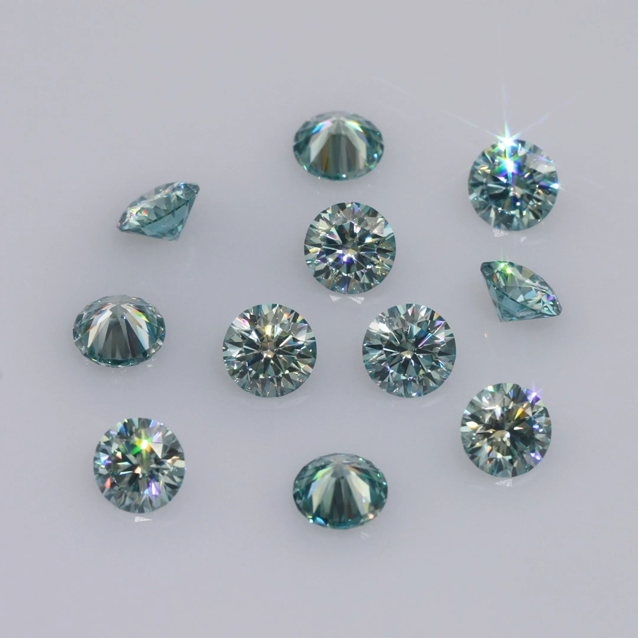 Shop High Quality Loose Moissanite Stones with Iridescence