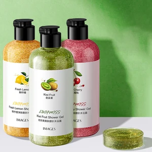 Images OEM Private Label Wholesale Fruit Favors Whitening Moisturizing Bath Shower Gel Skin Care Lightening Beauty Body Wash