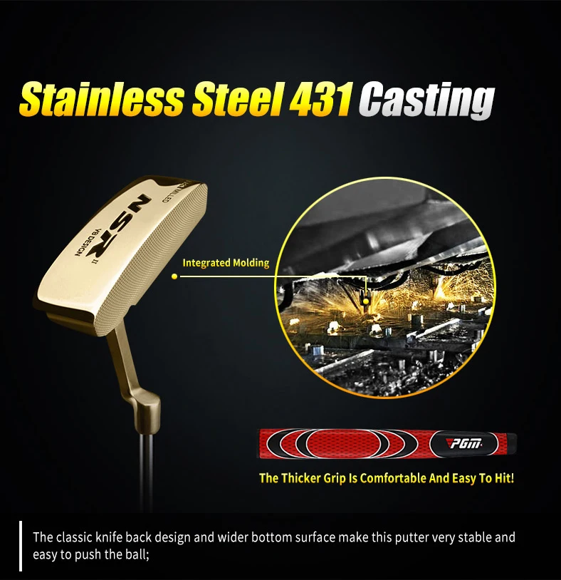 Wholesale PGM MTG017 NSR II Golden Black Color Men Golf Clubs Complete Set with Fashion Travel Golf Bag