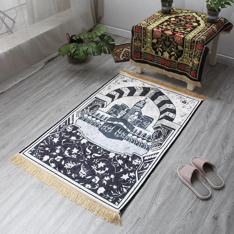 Akibaba Rug 2025 Anti-Slip Deluxe Islamic Prayer Rug - Premium Customized Prayer ...
