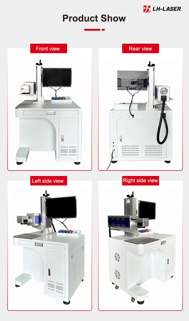 High-Speed CO2 Laser Marking Machine for Production Line, 30W/50W/100W Engraving Printer for Wood Leather Paper Acrylic Plastic