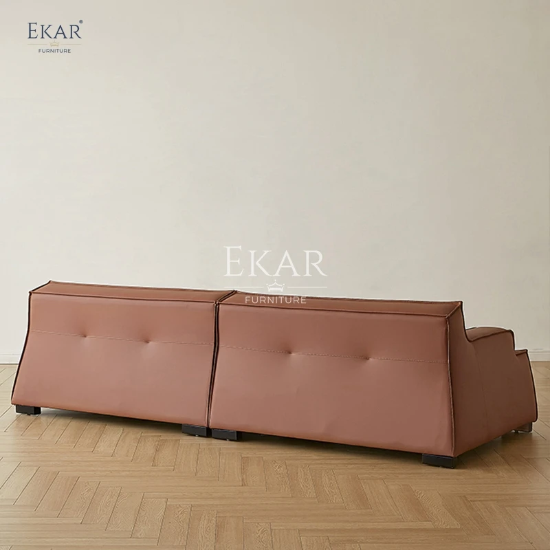 product new design ekar high density foam earth tone modern living room sofa-61