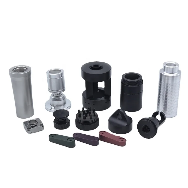 Dongguan Factory Custom High Precision CNC Machining Mechanical Housing Shell Anodized Aluminium LED Element K2 Flashlight Parts