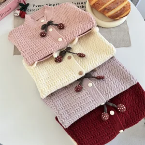 Baby Girl's Cardigan Coat & Knitted Sweater Spring Autumn 2026 New Children's Clothing