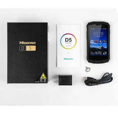 Hisense D5 4 Inch 4G LTE IP67 waterproof explosion proof mobile phone (Black 16GB) 4
