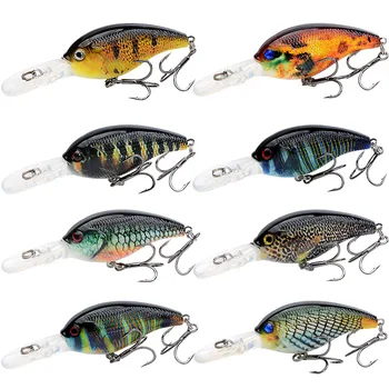 NEWMAJOR 10.5g/8.8cm Floating Hard Lure ABS Plastic Water Crank with Sound Beads for Species in River Lake Stream – Hard Lure – view 3
