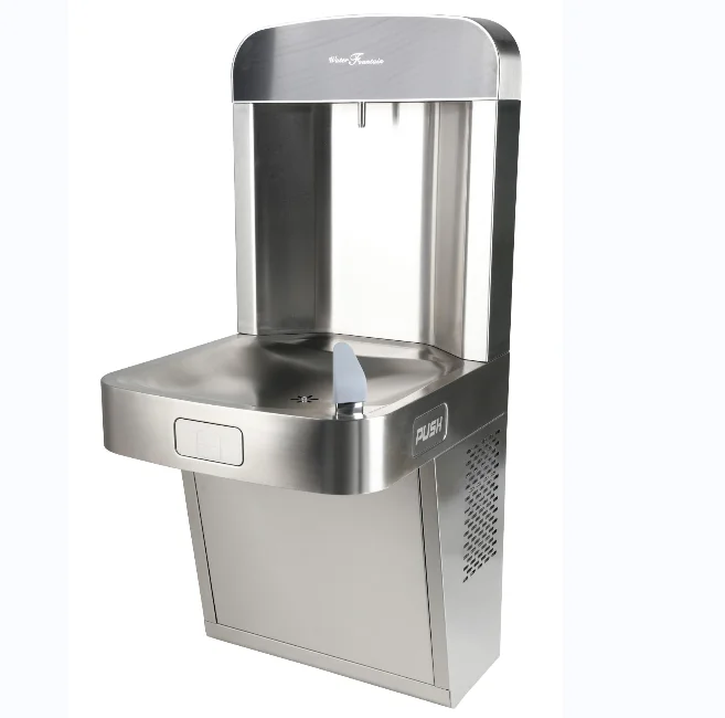 304 Stainless Steel Wall Mounted Bottle Filling Station Drinking Water ...