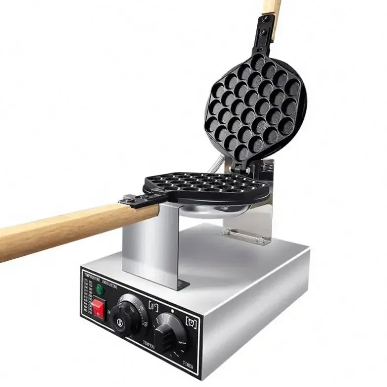 TEBAK Hot Sale Plaid Cake Machine Electric Egg Waffle Baker Electric Automatic Waffle Pancake Maker for Food Shop