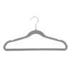 Grey velvet hanger