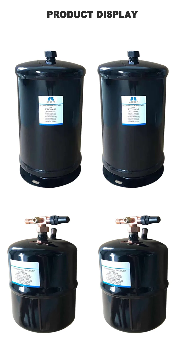 Refrigerant Liquid Receiver,And Condensing Unit Receiver For Cold Room