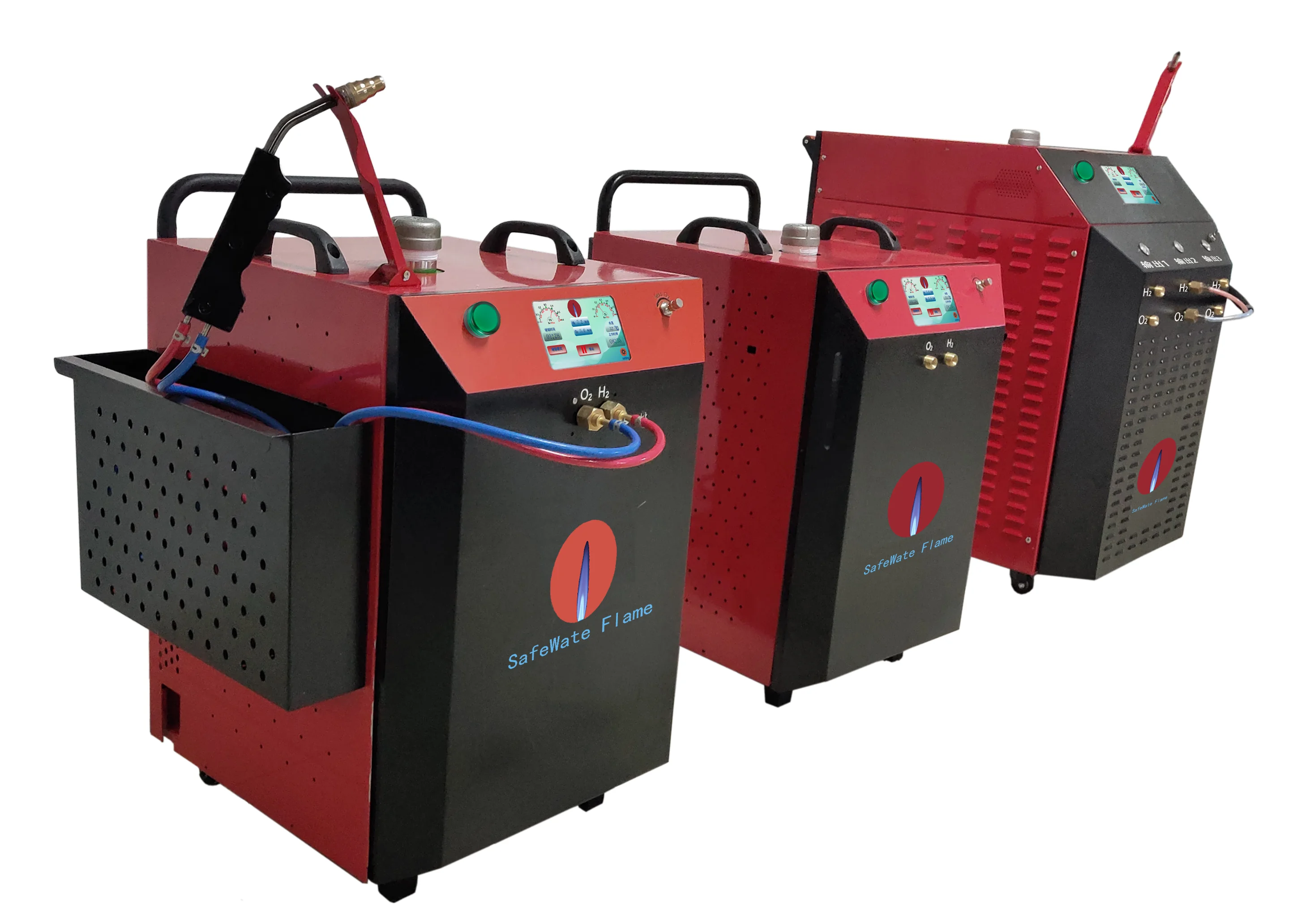 Hydrogen Flame Welding Torch Oxyhydrogen Welder for Air Conditioning Compressor Copper Tube Brazing
