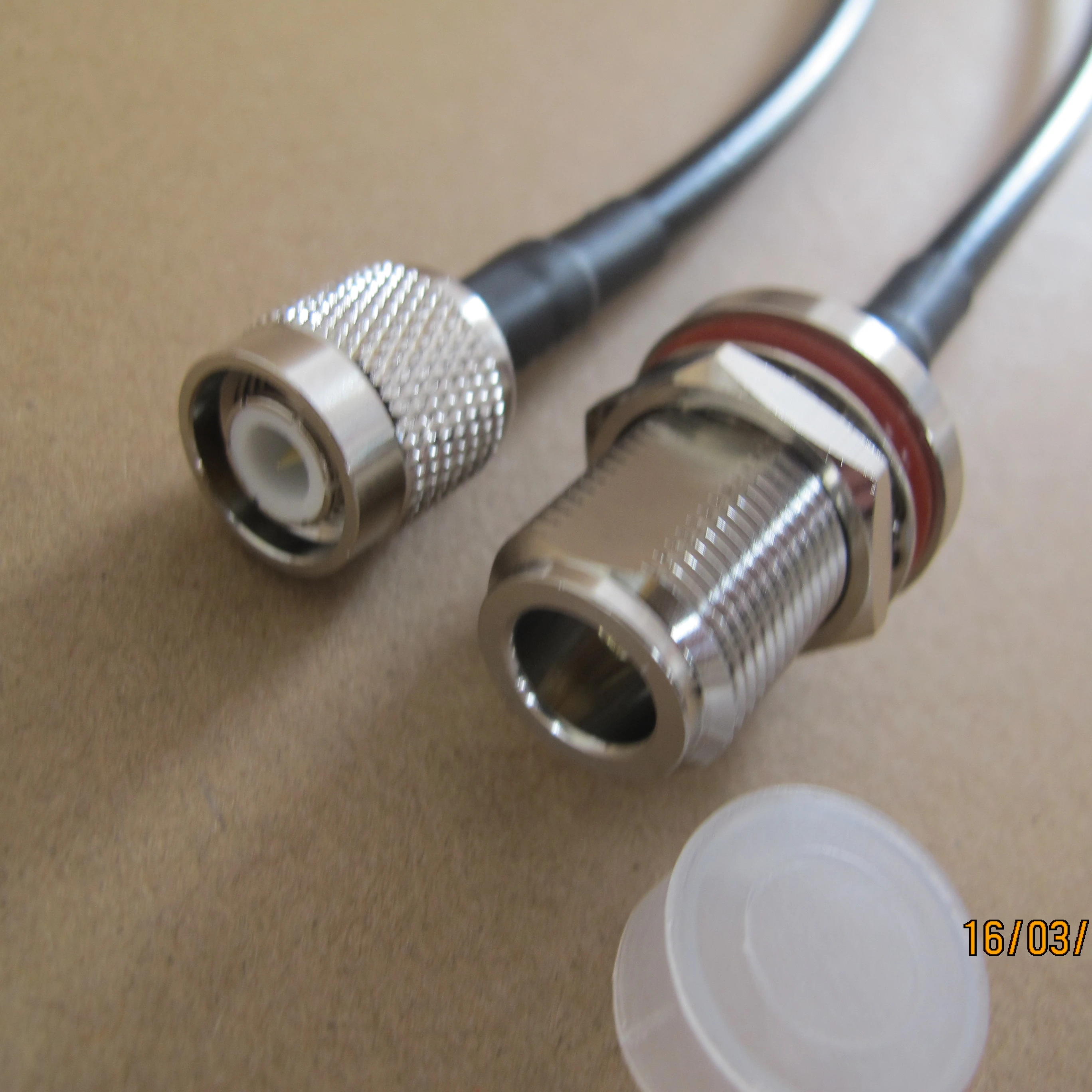 N Type Right Angle Male Connector for RG58 RG223 RG142 Cable