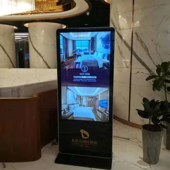 55 Inch HD Indoor Vertical Intelligent Touch Screen Kiosk LCD Digital Advertising Display for Office Mall Wedding Shops LED Tube