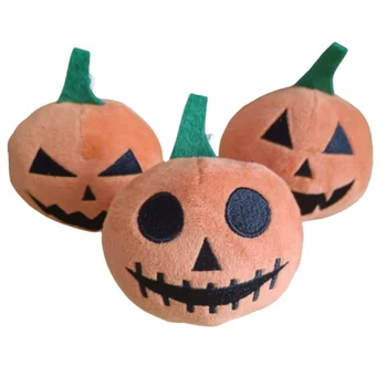 Farmhouse Decor Horror Stuffed Pendant Wizard Plush Doll Pumpkin Face Keychain Classic Gift for Halloween Party Favors