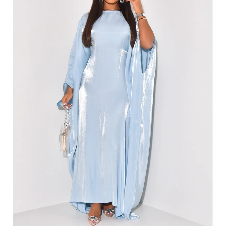cute sweater dress Light Blue Fuzzy Knit Puff Sleeve Maternity Sweater Dress – PinkBlush main image 1