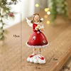 Red Angel Girl Ornament