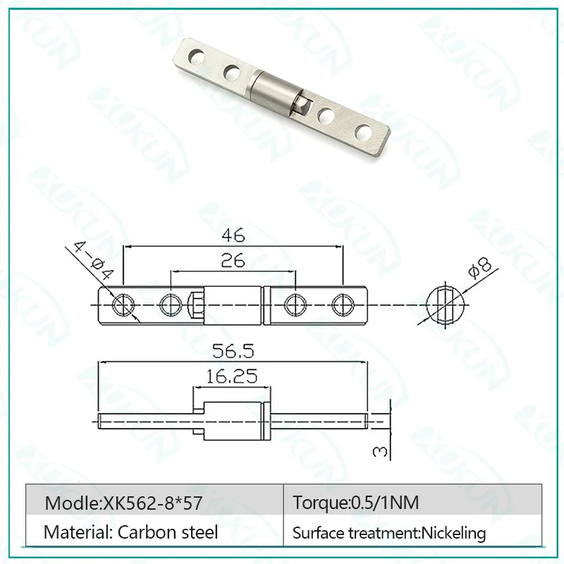 Safety Rotation Bar 360 Degree Rotation Bar Concealed Rotary Shaft Fastener Constant Torque ...