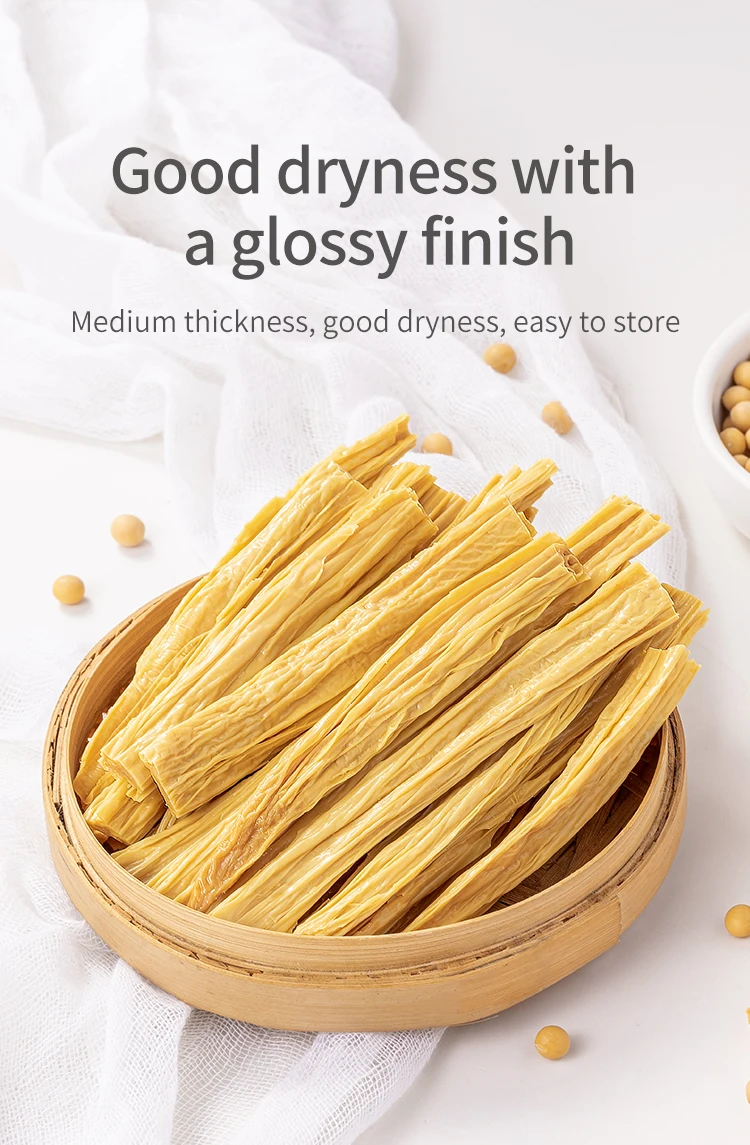 High Quality Soybean Product Fuzhu Natural Fresh Bean Curd Sticks Dried