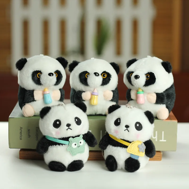 Custom Cartoon Panda Dolls Pendant Stuffed Animals Toys Panda Plush