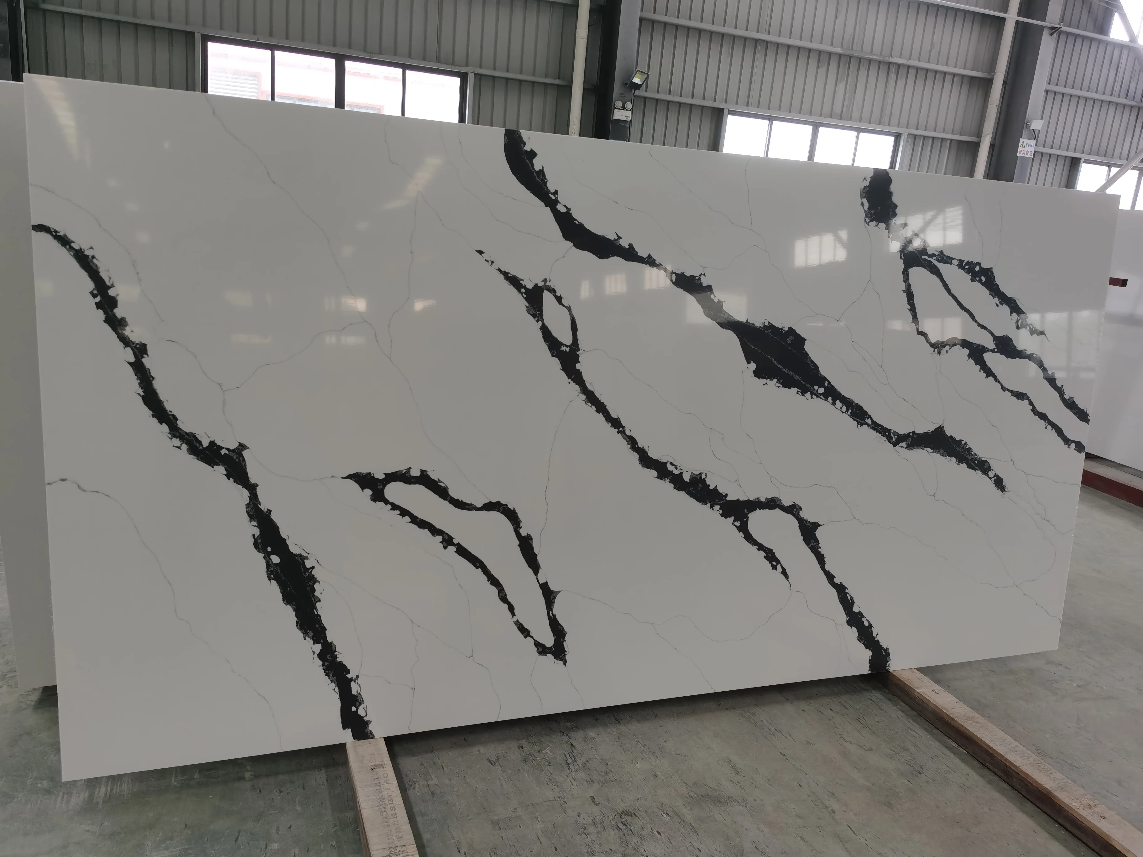 Wholesale Panda White Artificial Stone White Quartz Countertops With ...