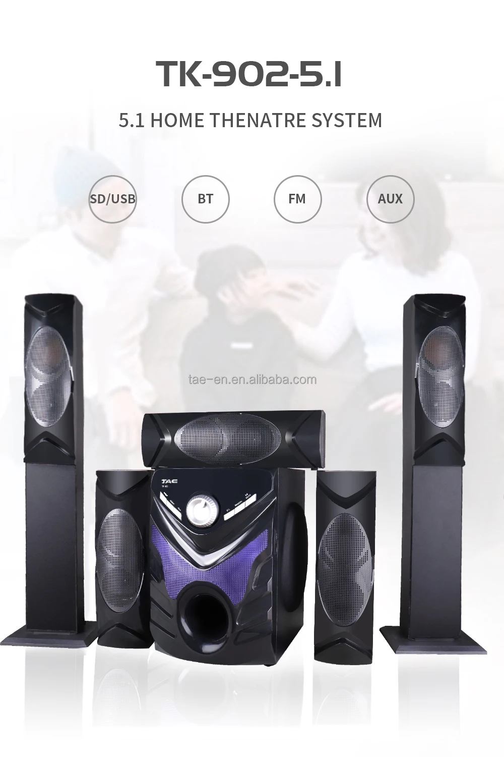 Tk-902 2.1 3.1 5.1 Home Theater System 