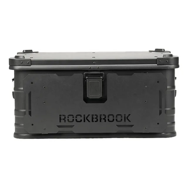 ROCKBROOK アルミコンテナBOX　50L ROCKBROOK 50L Black Storage Foldable Aluminium Alloy Box