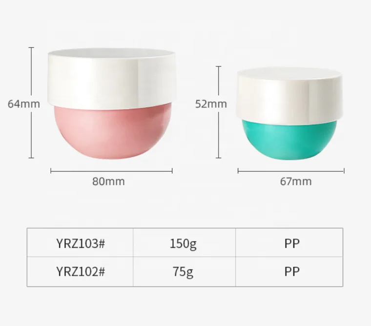 New Arrival 70ml 100ml Frosted PP Plastic Lotion Jar 150ml Empty Custom Cosmetic Face Cream Container 250ml Hair Conditioner Jar