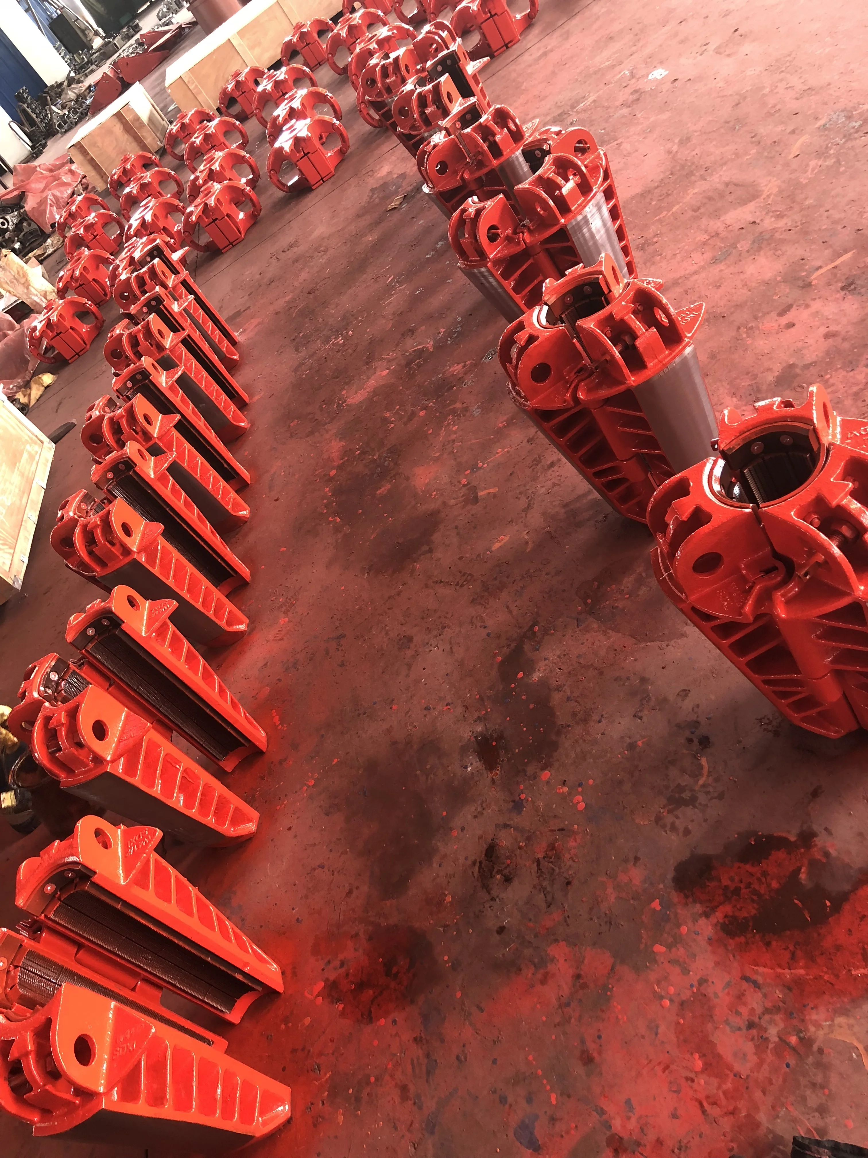 High Quality API 7K SDS SDML SDXL Drill Collar Slips Rotary Slips for Oil Drilling Rig Tools Drill Pipe slip Dies