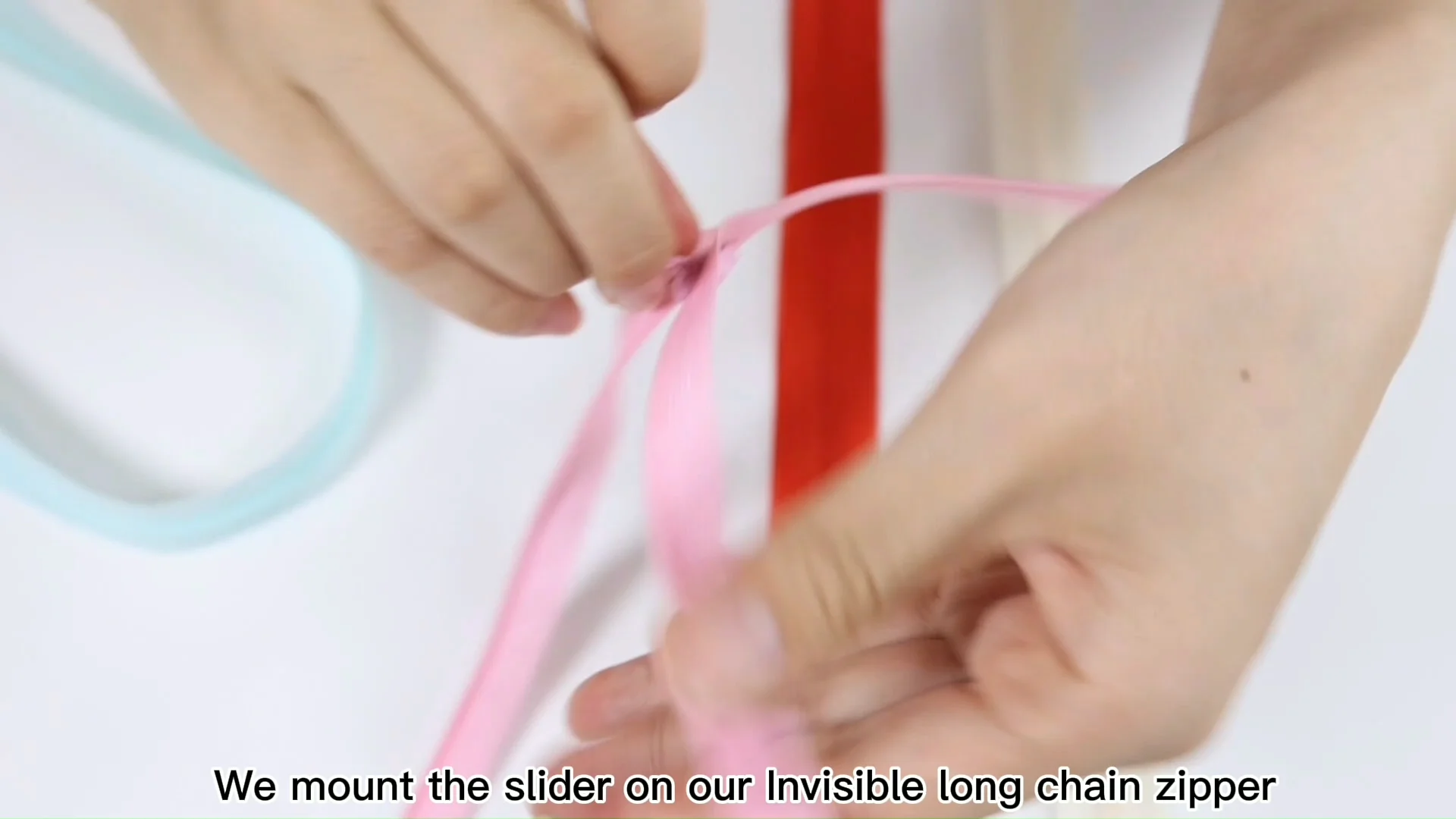 Zipper 3 Fabric Tape Nylon Invisible Zipper By The Yard Invisible Long