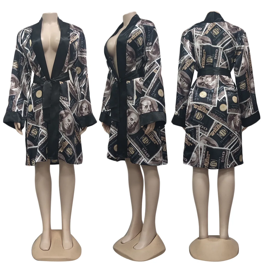 2021 High Quality Designer Robes Sleepwear Lingerie Luxury Long