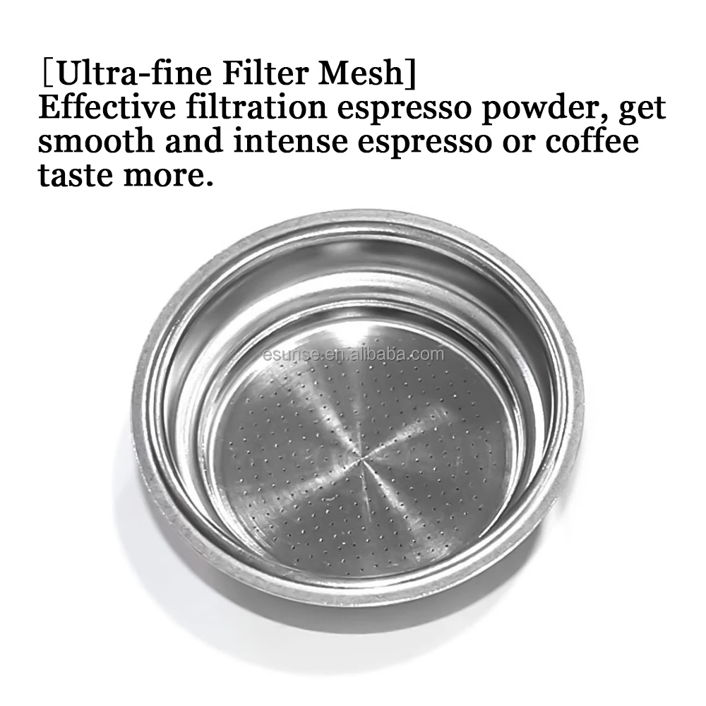 Customized Pressurized Filter Basket 50mm Dual Wall Filter Basket Replacement