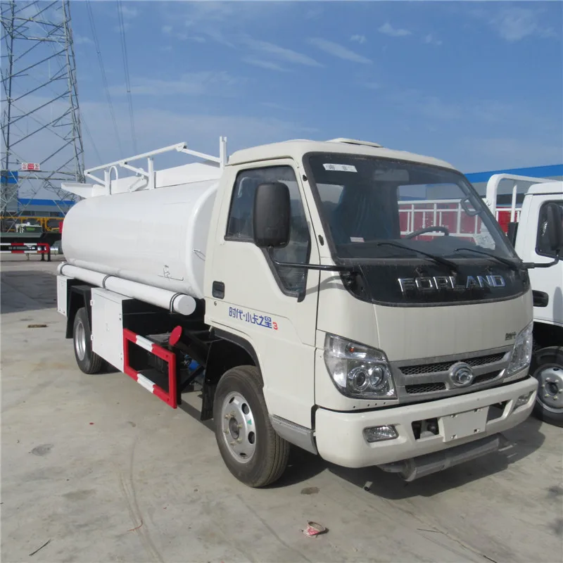 New Mini Fuel Tanker 4 Ton 4500L 5 TON 3000litres 4000 Litres  Petroleum Refueling Foton Stainless Steel Tanker Truck