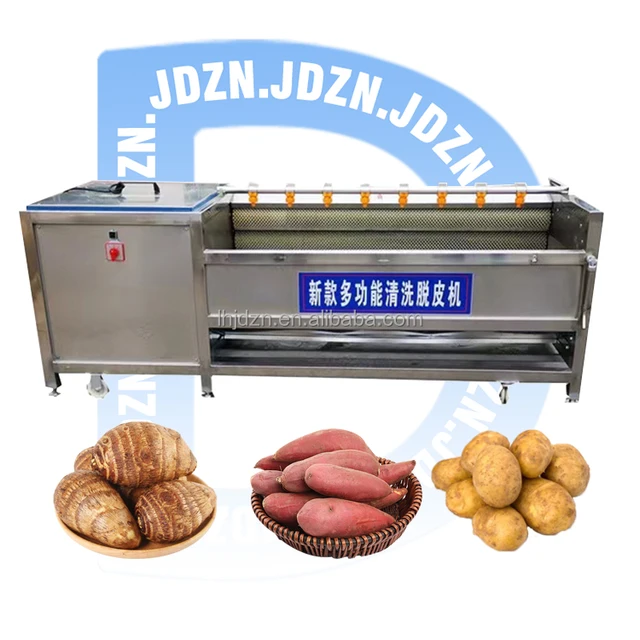 Industrial potato peeling machine automatic potato peeler
