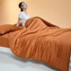 Lazy Person's Blanket - Caramel Orange