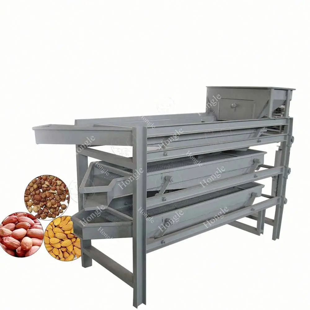 Automatic Screening Vibrating Screen Almond Grader Food Processing Cashew Nut Grading Machine Price