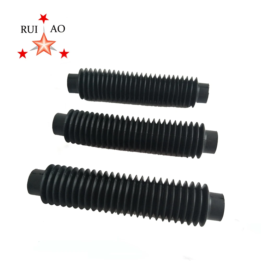 Kevlar Coated Fabric Material Round Dust Cover Cylinder Bellows with Zipper