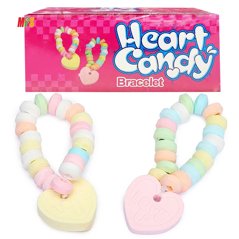 Multicolor Fruit-Flavored Chewables Candy Bracelet Sugar Tablet Candy