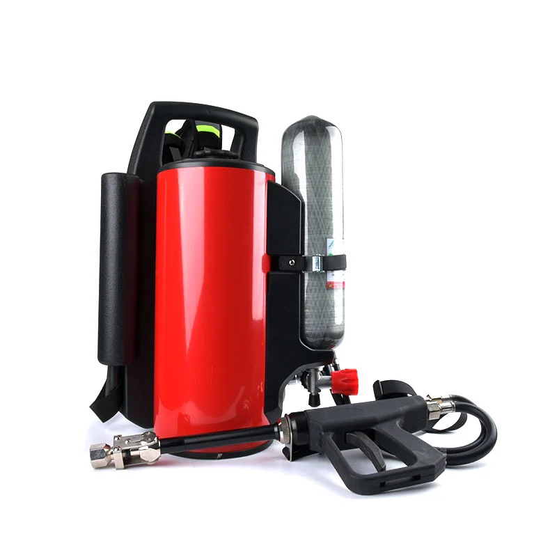 Hot Sale 12L Capacity Manual Backpack Type Water Mist Fire Extinguishing Device Fire Suppression System