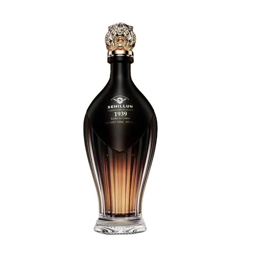 Glass Bottles Spirit Liquor Bottle Tequila Whiskey Brandy Vodka RUM JIN 750ml Glass Bottle