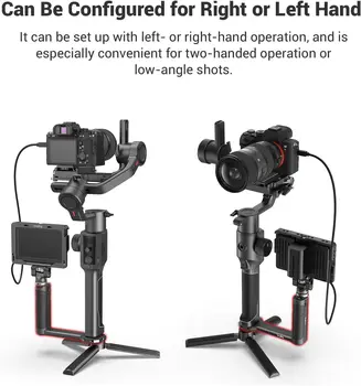 SmallRig Aluminum Side Handle Fits for DJI Ronin-S/SC/RS 2/RSC 2/RS 3/RS 3 Pro/RS 3 Mini & for ZHIYUN Crane 2S/2/V2 & for MOZA detail image