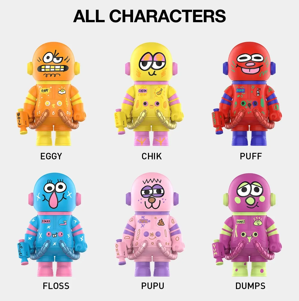 Pop Mart Blind Box - Mega Space Molly 400% Jon Burgerman Space
