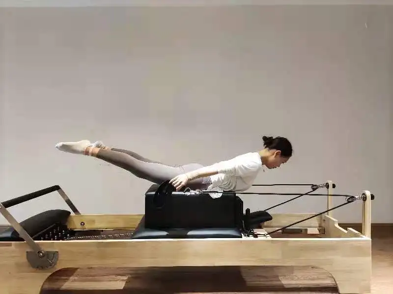 Pilates Reformer Folding Equipment Oak Maple Beech Wood Gym Fitness ...