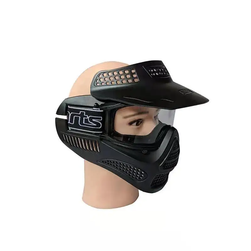 Custom Paintball Helmets Archery Tag CS Game Equipment Full Face Helmet for Kids and Adult
