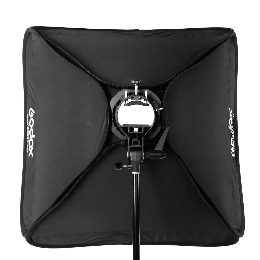 GODOX 80x80cm Foldable Flash Softbox kit with S-Type Bracket Bowens Mount  Holder for Camera Flash Speedlight Studio Photography (Softbox Kit 80x80  +S-Type) : : Electronics