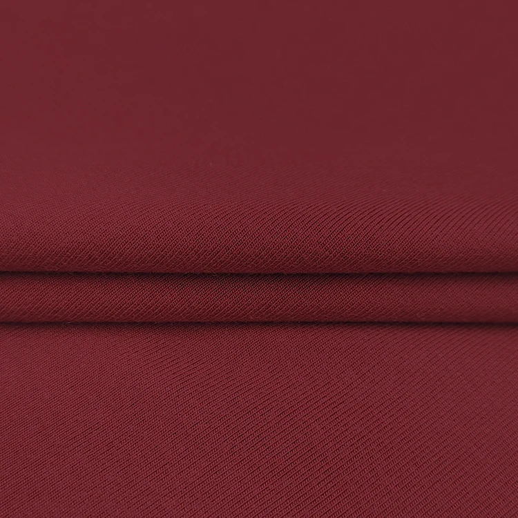 Wholesale Knit 100% Bamboo Material Fabric by Rolls, Pure Color Stretch Bamboo Jersey Fabric for T Shirts/ manufacture