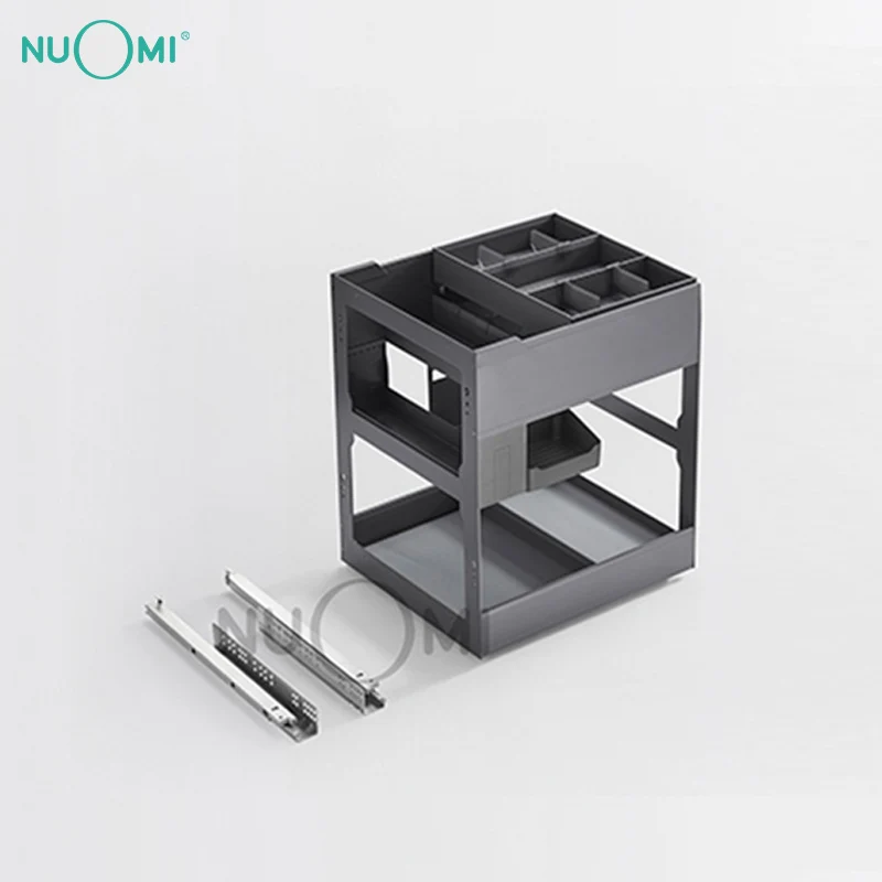 350mm Side Pull out Organizer for Kitchen Cabinet - China Side Mounted  Basket and Kitchen Metal Basket price