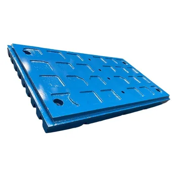 For MetsoC160 High Manganese Steel Jaw Crusher Wear-Resistant Parts Tooth Plate  Movable Plate Casting Processing for Ore Mining